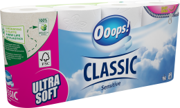 Ooops! Classic Sensitive – toilet paper (3-layer)