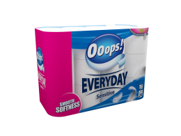 Ooops! Everyday Sensitive – Toalettpapír (3 rétegű)
