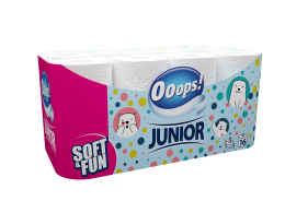 Ooops! Junior – Toalettpapír (3 rétegű)