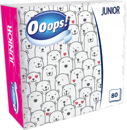 Ooops! Junior - 80 pieces patterned napkin (1-ply)