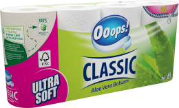 Ooops! Classic Aloe Vera – toilet paper (3-layer)