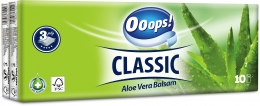 Ooops! Aloe Vera – paper tissue (3-ply, 10 packs)