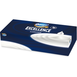 Ooops! Excellence Lotioned – Dobozos papír zsebkendő 80 lap  (4 rétegű)
