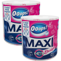 Ooops! Maxi Design (500 lap) – Háztartási papírtörlő (2 rétegű)