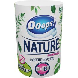 Ooops! Nature – Household paper towel (2-ply, 300 sheets)