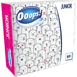 Ooops! Junior - 80 db mintás szalvéta (1 rétegű)