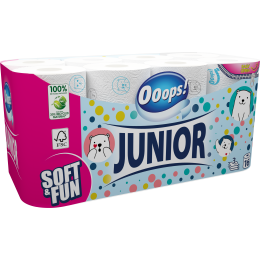 Ooops! Junior – Toalettpapír (3 rétegű)